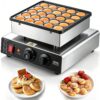 VEVOR Mini Pfannkuchenmaker Dutch Muffin Waffeleisen mit 43 mm Durchmesser VEVOR Mini Pfannkuchenmaker Dutch Muffin Waffeleisen mit 43 mm Durchmesser