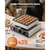 VEVOR Mini Pfannkuchenmaker Dutch Muffin Waffeleisen mit 43 mm Durchmesser – Bild 2 VEVOR Mini Pfannkuchenmaker Dutch Muffin Waffeleisen mit 43 mm Durchmesser – Bild 2