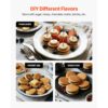 VEVOR Mini Pfannkuchenmaker Dutch Muffin Waffeleisen mit 43 mm Durchmesser – Bild 5 VEVOR Mini Pfannkuchenmaker Dutch Muffin Waffeleisen mit 43 mm Durchmesser – Bild 5