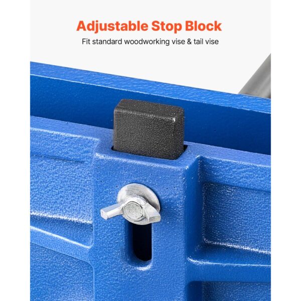VEVOR Schnellspanner Schraubstock für Holzbearbeitung, 22,86 cm Backenbreite, 25,9 cm Backenöffnung – Bild 4