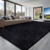 VEVOR Hochflor Teppich 3048x2438 mm, flauschiger Teppich mit dreilagigem Material, 35 mm Florhöhe