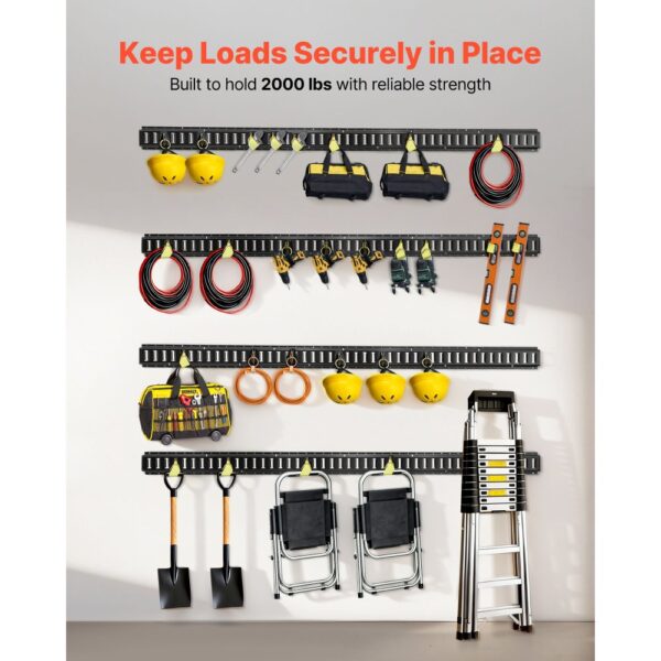 VEVOR E-Track-Zurrschienen, 4er-Pack, 2,3 m E-Track-Schienen sichern Fracht & schwere Lasten bis zu 909 kg – Bild 2 VEVOR E-Track-Zurrschienen, 4er-Pack, 2,3 m E-Track-Schienen sichern Fracht & schwere Lasten bis zu 909 kg – Bild 2