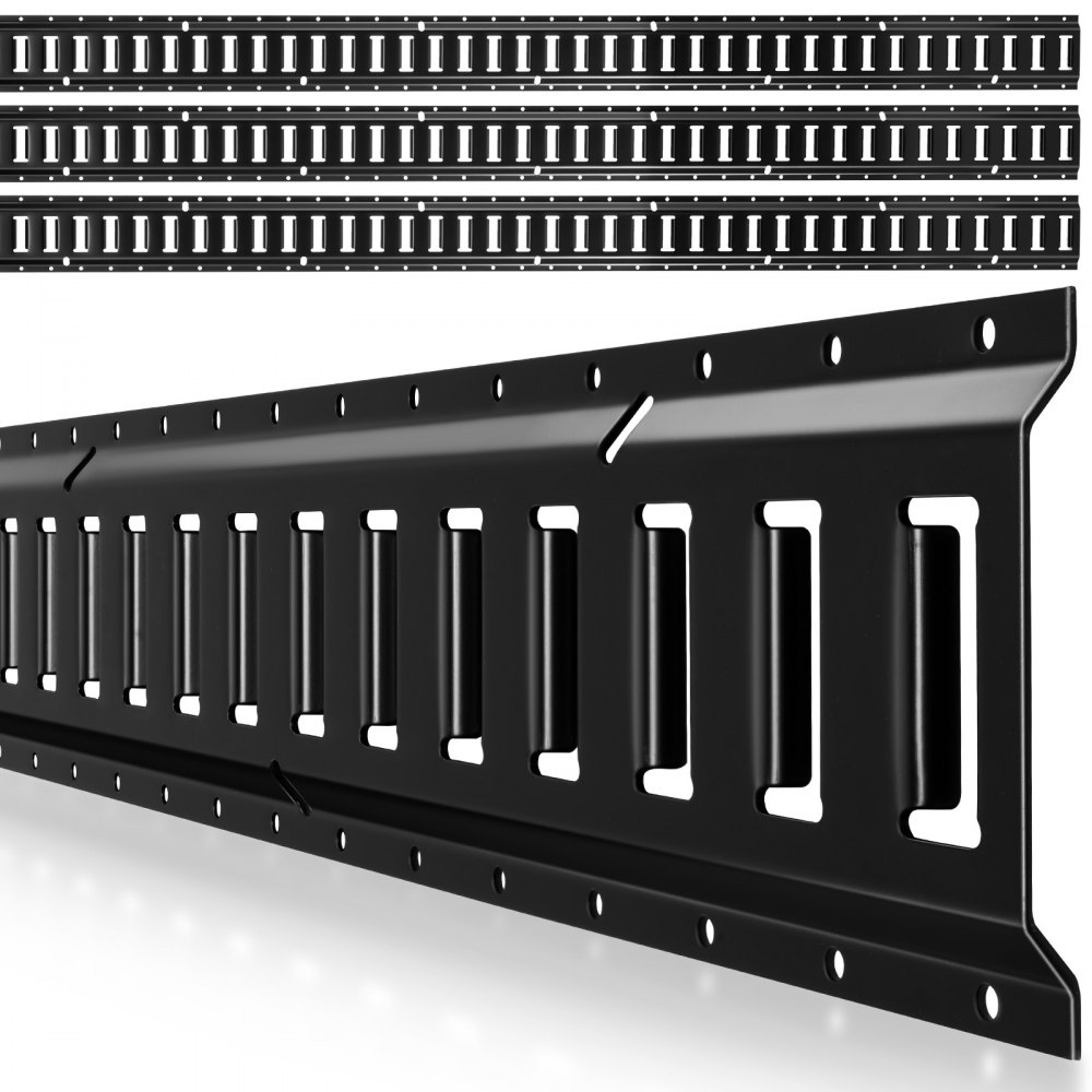 VEVOR E-Track-Zurrschienen, 4er-Pack, 2,3 m E-Track-Schienen sichern Fracht & schwere Lasten bis zu 909 kg