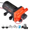 VEVOR Membranpumpe, 12 V DC, 18,9 L/min, 4,8 bar Druck, für Wohnmobil, Wohnwagen