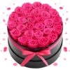 VEVOR 27 Stk. Ewige Rosen in runder Box, konservierter Blumenstrauß, Blumen Geschenkbox für ihre Frau VEVOR 27 Stk. Ewige Rosen in runder Box, konservierter Blumenstrauß, Blumen Geschenkbox für ihre Frau