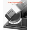 VEVOR Maschinenschraubstock kippbar, 10,795 cm Backenbreite, 0–90° Neigung verstellbar – Bild 4