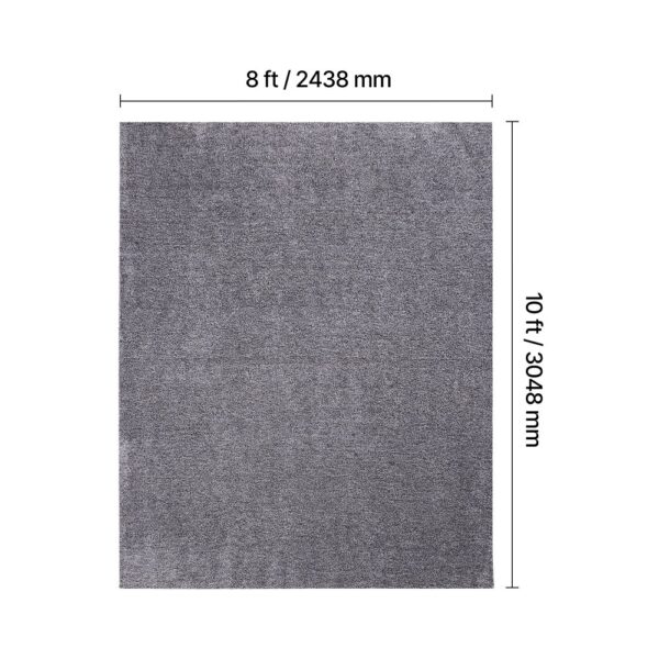 VEVOR Kuscheliger Kurzflor Teppich 3048x2438 mm, 20 mm Florhöhe, Schlafzimmer – Bild 2