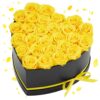 VEVOR 27 Stk. Ewige Rosen in Herzform Box, konservierter Blumenstrauß, Blumen Geschenkbox für ihre Frau