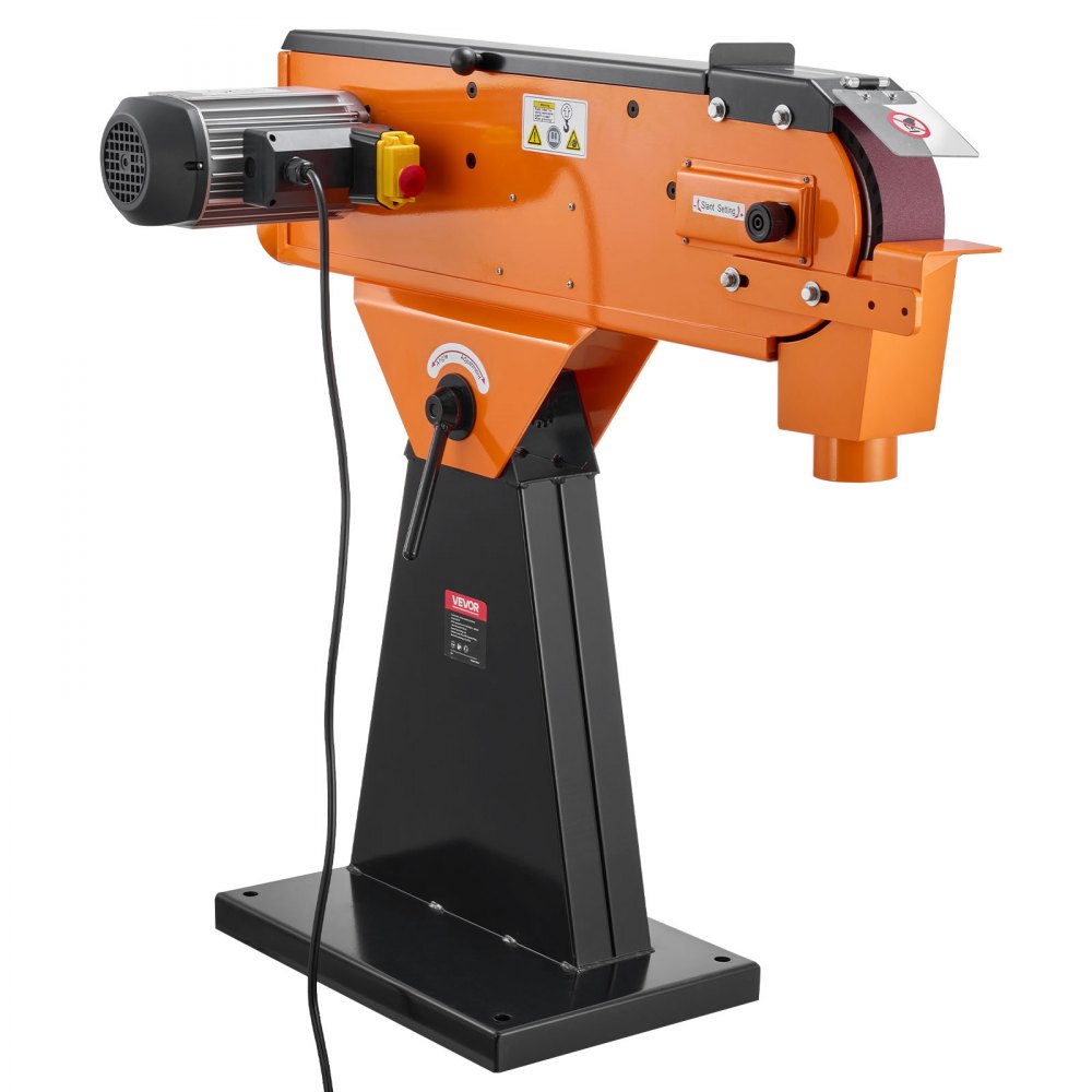 VEVOR Bandschleifer 7,62x200,7 cm, 2100 W, 900 U/min, Industriequalität, mit 0°