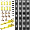 VEVOR E-Track-Zurrschienen-Set, 4er-Pack 2,3 m E-Track-Schienen, 26-tlg. VEVOR E-Track-Zurrschienen-Set, 4er-Pack 2,3 m E-Track-Schienen, 26-tlg.