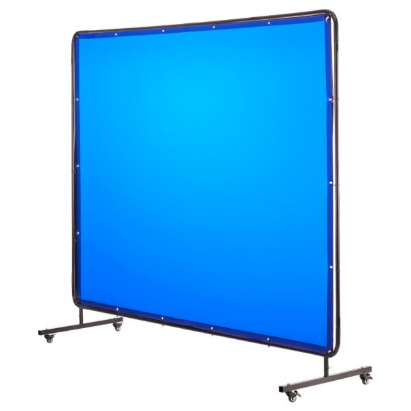 VEVOR Schweißvorhang, 1740x2340 mm Schweißschutzwand, Blau
