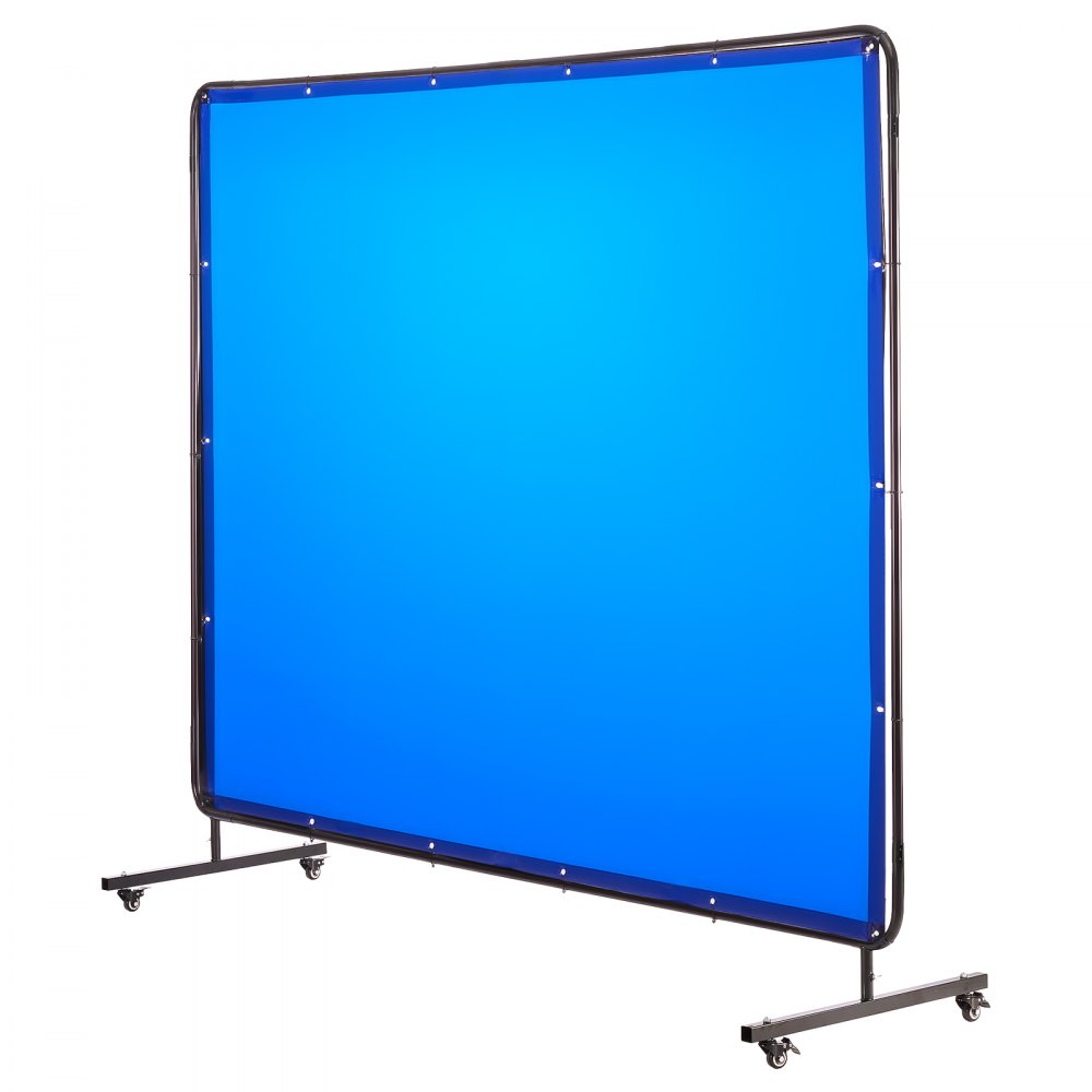VEVOR Schweißvorhang, 1740x2340 mm Schweißschutzwand, Blau