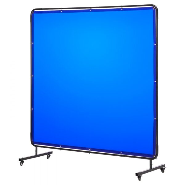 VEVOR Schweißvorhang, 1740x1740 mm Schweißschutzwand, Blau