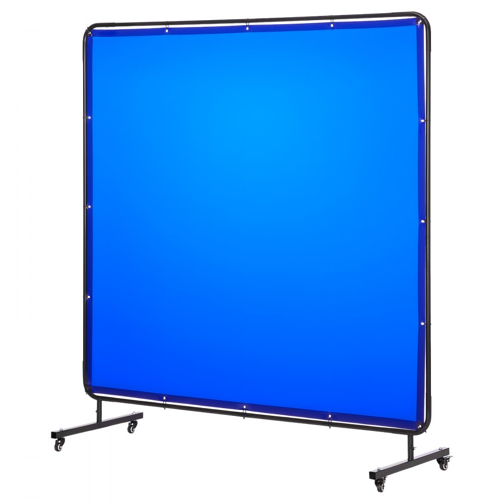 VEVOR Schweißvorhang, 1740x1740 mm Schweißschutzwand, Blau