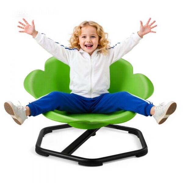 VEVOR Kinderdrehstuhl sensorischer Drehstuhl zylinderförmig, 100 kg Tragkraft, Grün