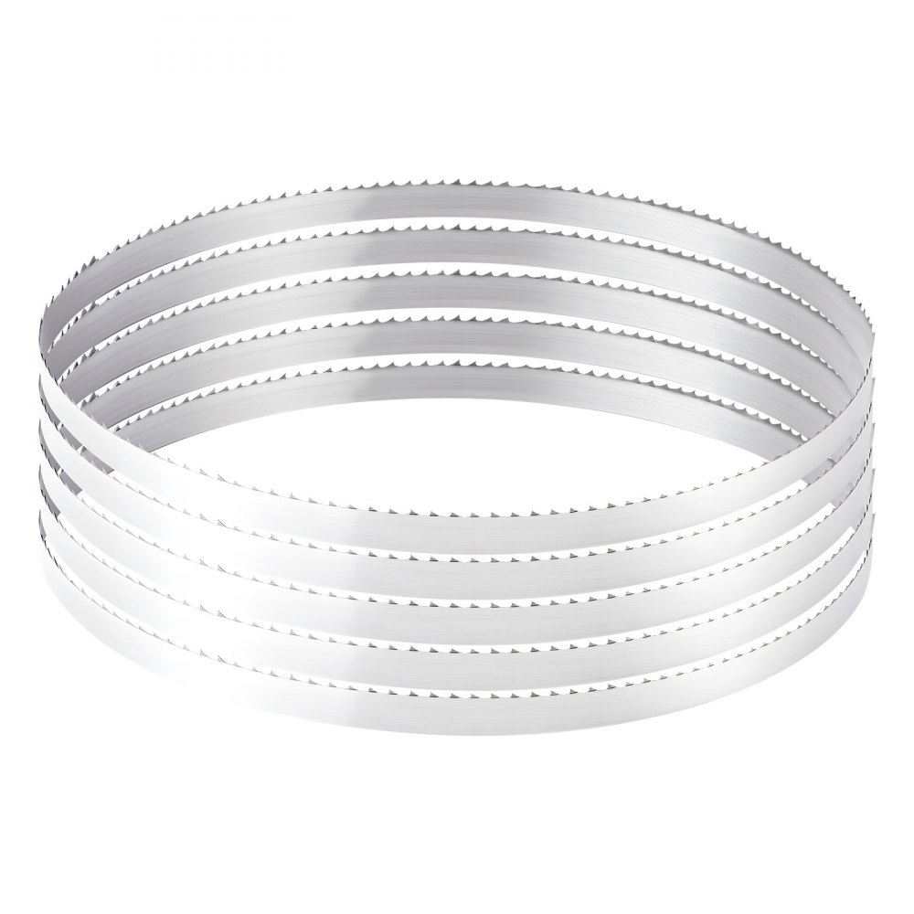VEVOR Bandsägeblatt, 2780x16x0,5 mm, 4 ZpZ, mit 18 HRC gehärteten, SK5 hochfester Kohlenstoffstahl