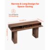 VEVOR Konsolentisch Sofatisch (160 x 35 x 85 cm / L x B x H) schmaler rechteckiger Eingangstisch – Bild 3