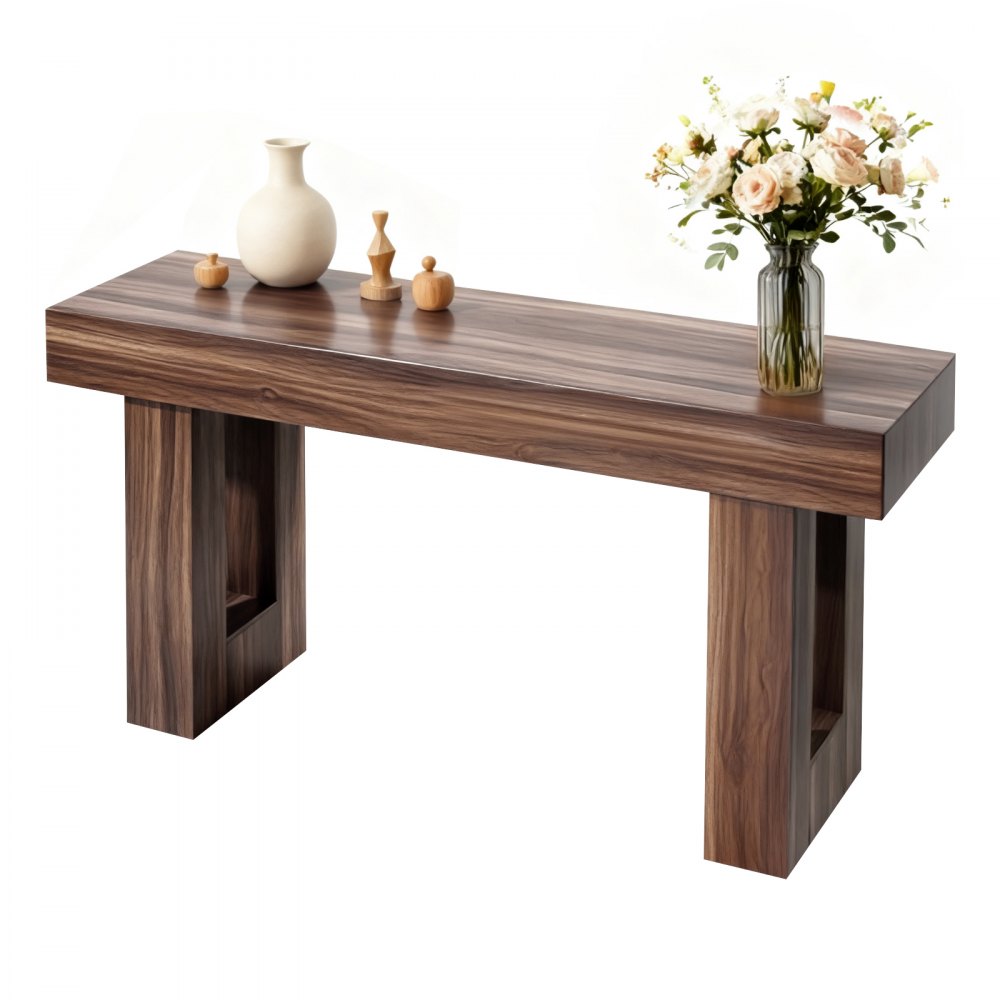 VEVOR Konsolentisch Sofatisch (160 x 35 x 85 cm / L x B x H) schmaler rechteckiger Eingangstisch