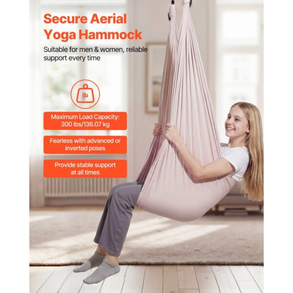 VEVOR Aerial Yoga Hängematte, max. Tragkraft 136,07 kg – Bild 3 VEVOR Aerial Yoga Hängematte, max. Tragkraft 136,07 kg – Bild 3