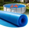 VEVOR Pool Solarabdeckplane rund φ7315 mm, Solarfolie, 0,4 mm-Pool-Solardecke mit Luftpolster- & PE-Material VEVOR Pool Solarabdeckplane rund φ7315 mm, Solarfolie, 0,4 mm-Pool-Solardecke mit Luftpolster- & PE-Material