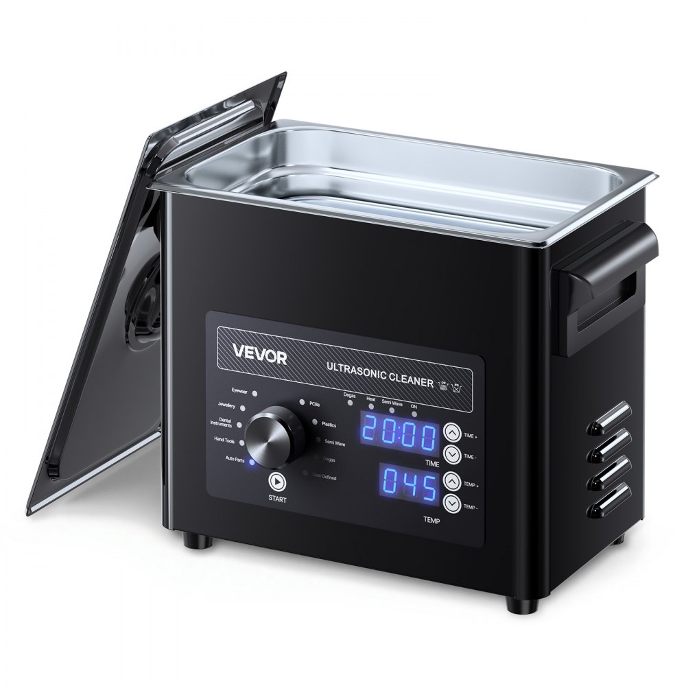 VEVOR Ultraschallreiniger professionelles Ultraschallreinigungsgerät mit Drehknopfsteuerung 3 L