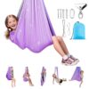 VEVOR Aerial Yoga Hängematte Set aus doppellagigem Stoff, Aerial Yoga Swing Air Fliegen