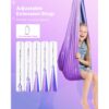 VEVOR Aerial Yoga Hängematte Set aus doppellagigem Stoff, Aerial Yoga Swing Air Fliegen – Bild 5