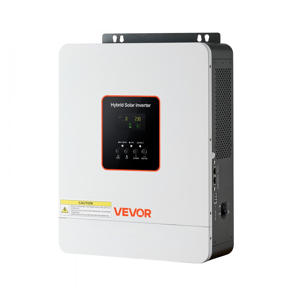 VEVOR 3000W Hybrid-Wechselrichter, 24V DC auf 230V AC, mit integriertem 80A MPPT-Solarladeregler