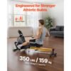 VEVOR leises magnetisches Rudergerät 16 Widerstandsstufen, Bluetooth-App-kompatibel, 158 kg belastbar – Bild 2