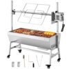 VEVOR Drehspießgrill 38 W Spanferkelgrill Lammgrill Holzkohlegrill (94 cm Grilllänge) mit 60 kg Tragkraft