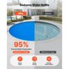 VEVOR Pool Solarabdeckplane rund ø5486 mm, Solarfolie, ,0,4 mm-Pool-Solardecke mit Luftpolster- & PE-Material – Bild 5 VEVOR Pool Solarabdeckplane rund ø5486 mm, Solarfolie, ,0,4 mm-Pool-Solardecke mit Luftpolster- & PE-Material – Bild 5