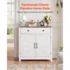 VEVOR Sideboard Küchenschrank mit Schubladen, Buffetschrank Landhaus-Stil für Wohnzimmer Eingangsbereich Küche – Bild 2