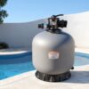 VEVOR Sandfilter, 600 mm Filterkessel, 246 L/min Sandfiltersystem, Filterbehälter mit 7-Wege-Mehrwegeventil