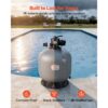 VEVOR Sandfilter, 600 mm Filterkessel, 246 L/min Sandfiltersystem, Filterbehälter mit 7-Wege-Mehrwegeventil – Bild 4