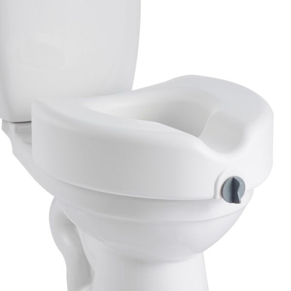 VEVOR Toilettensitzerhöhung Toilettenerhöhung (158 kg Tragkraft) 127 mm Hubhöhe, längliche & runde Schüsseln