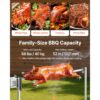 VEVOR Spanferkelgrill Lammgrill Spießbratengrill 1321 mm Rotisserie-Grill AC 220-240 V – Bild 3