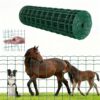VEVOR Gartenzaun, 1 x 20 m, Maschendraht-Zaun (2,1 mm), verzinkter Stahldrahtzaun für Rinder