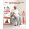 VEVOR Toilettensitzerhöhung Toilettenerhöhung (verstellbare Höhe & Breite) mit Armlehnen & 181 kg Tragkraft – Bild 4 VEVOR Toilettensitzerhöhung Toilettenerhöhung (verstellbare Höhe & Breite) mit Armlehnen & 181 kg Tragkraft – Bild 4