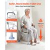 VEVOR Toilettensitzerhöhung Toilettenerhöhung mit Armlehnen & 136 kg Tragkraft & 4 Beinen – Bild 4