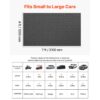 VEVOR Garagenbodenmatte, 1200x2100 mm Antirutschmatte, 2,2 mm dicke PVC-Noppenmatte – Bild 2