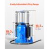 VEVOR pneumatischer Flaschenwagenhebr Wagenheber 32 t 255–415 mm Hubbereich – Bild 4