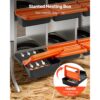VEVOR 2-stöckiges Legenest 795x525x990 mm, 6 Fächer, Hühnernest aus Metall mit Stützbeinen – Bild 4