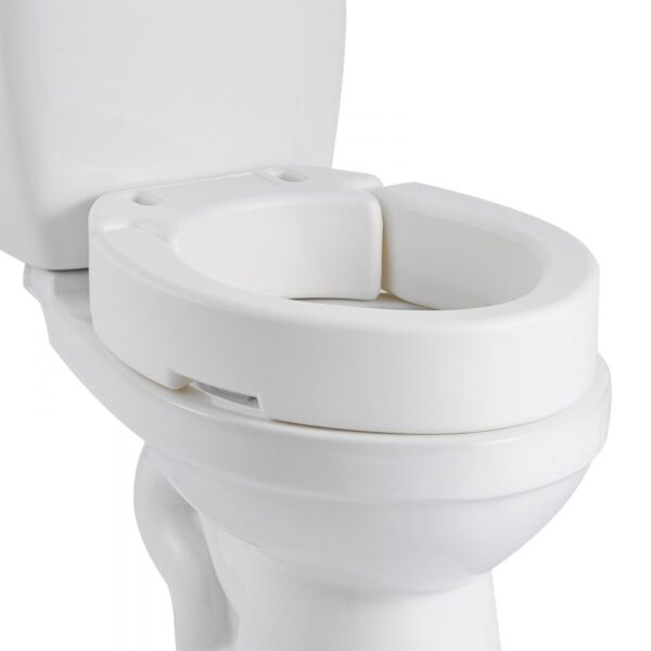 VEVOR Toilettensitzerhöhung Toilettenerhöhung (136 kg belastbar) mit 88,9 mm Hubhöhe