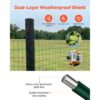 VEVOR Gartenzaun, 1x25 m, Maschenweite 5,08x10,16 cm, φ2,1 mm, verzinkter Stahldraht – Bild 4 VEVOR Gartenzaun, 1x25 m, Maschenweite 5,08x10,16 cm, φ2,1 mm, verzinkter Stahldraht – Bild 4