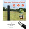 VEVOR Gartenzaun, 122 cm x 15,2 m, Maschenweite 5,08x10,16 cm, φ2,25 mm – Bild 4