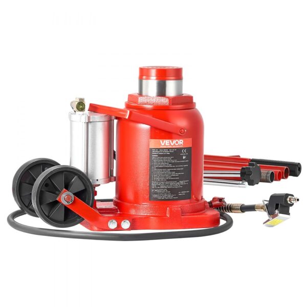 VEVOR pneumatischer Flaschenwagenhebr Wagenheber 50 t 265–410 mm Hubbereich