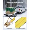 VEVOR Spanngurte, 50,8x9144 mm, Hochleistungs-Zurrgurte mit Doppel-J-Haken, Bruchlast 4536 kg, 10er-Pack – Bild 4