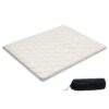 VEVOR japanische Futon-Matratze (2032 x 1524 x 63,5 mm), 9-lagige Schlafmatte für Meditation Yoga, Weiß