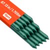 VEVOR Rankhilfe, 15er-Pack, Pflanzstab ⌀16x1705mm, kunststoffbeschichtete Metall-Tomatenstäbe