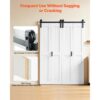 VEVOR Faltbare Schiebetür im Scheunentor-Stil 1219x2134 mm aus MDF – Bild 2
